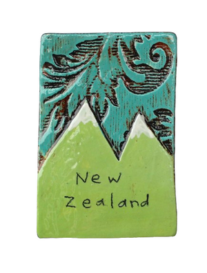Rectangle Tile - New Zealand Mountains