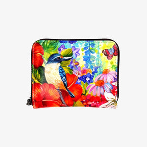 Kotare & Hibiscus Small Wallet