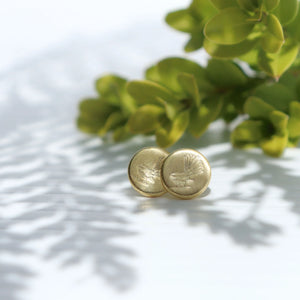 Fantail Studs Gold