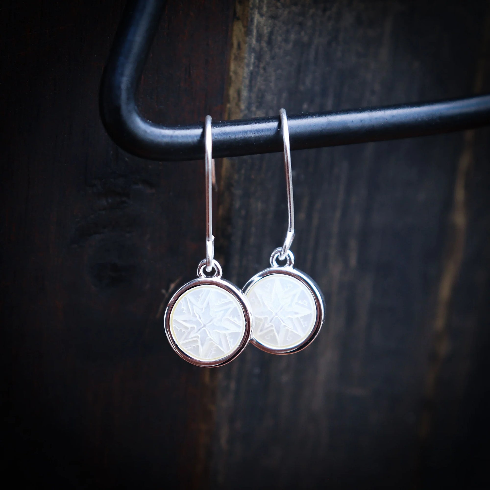 Matariki Whetū Earrings Silver