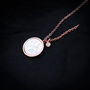 Matariki Whetū Necklace Rose Gold