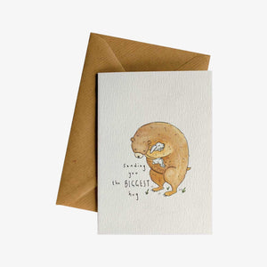 Biggest Bear Hug Greeting Card