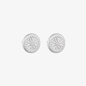 Mountain Daisy Studs Silver