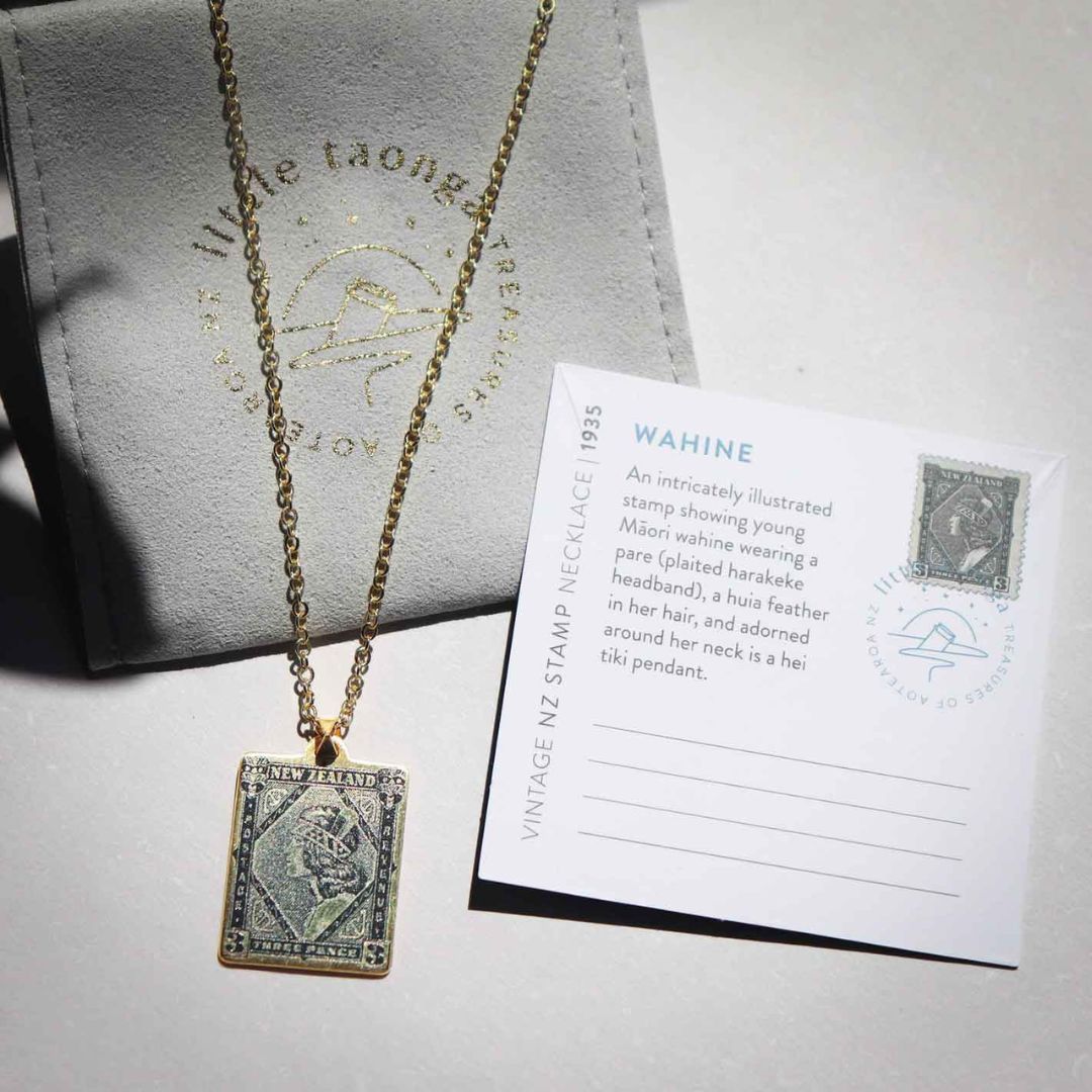 Wahine Stamp Necklace