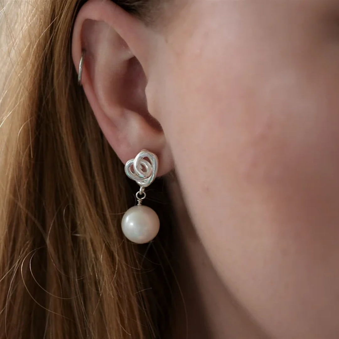 Popple Pearl Earrings