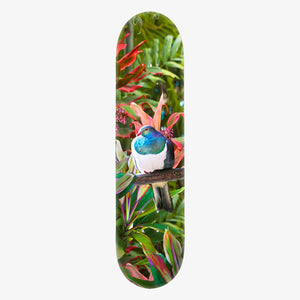 Skate Deck - Reflection Kereru Tropical NZ