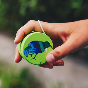 Wooden Yoyo - Green Tui