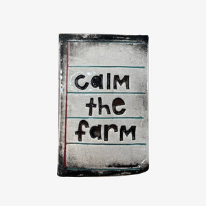 Rectangle Tile - "Calm the Farm"