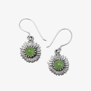 Pounamu Daisy Earrings