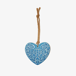 Kowhaiwhai Heart Wall Hanging Small