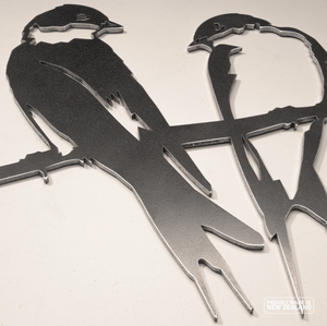 Metal Bird - Pair of Swallows