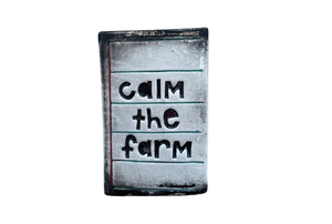 Rectangle Tile - "Calm the Farm"