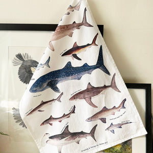 Tea Towel - Sharks