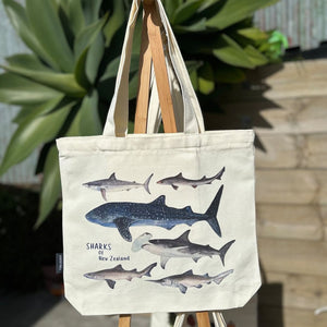 Cotton Tote - Sharks