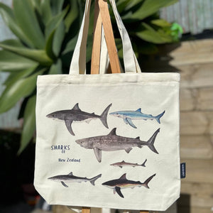 Cotton Tote - Sharks