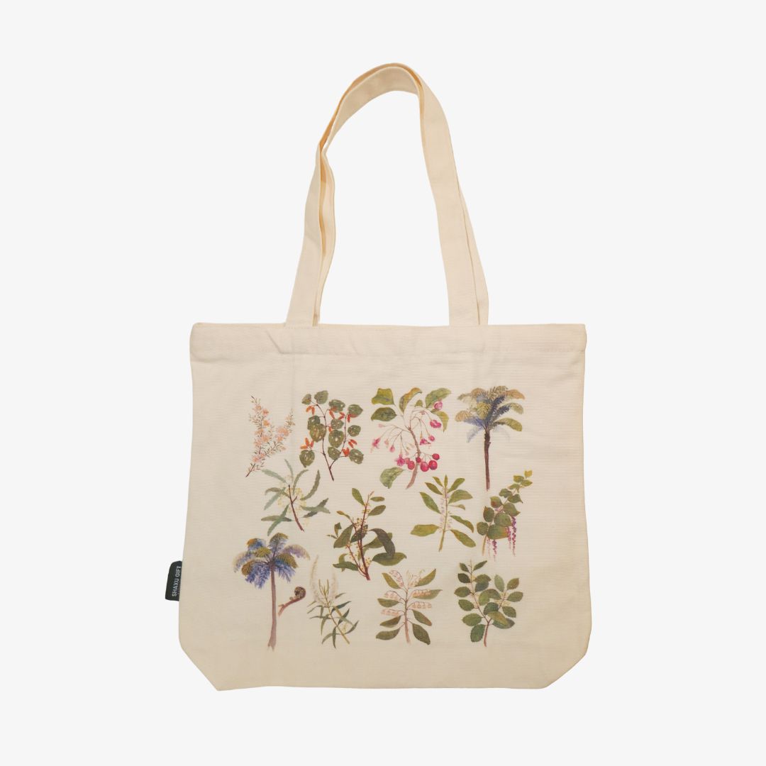 Cotton Tote - NZ Tree & Flowers