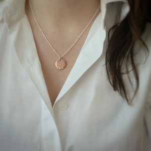 Full Moon Necklace - Copper