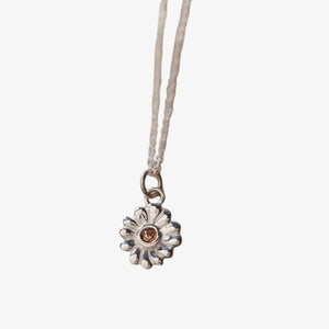 Mountain Daisy Necklace, Silver