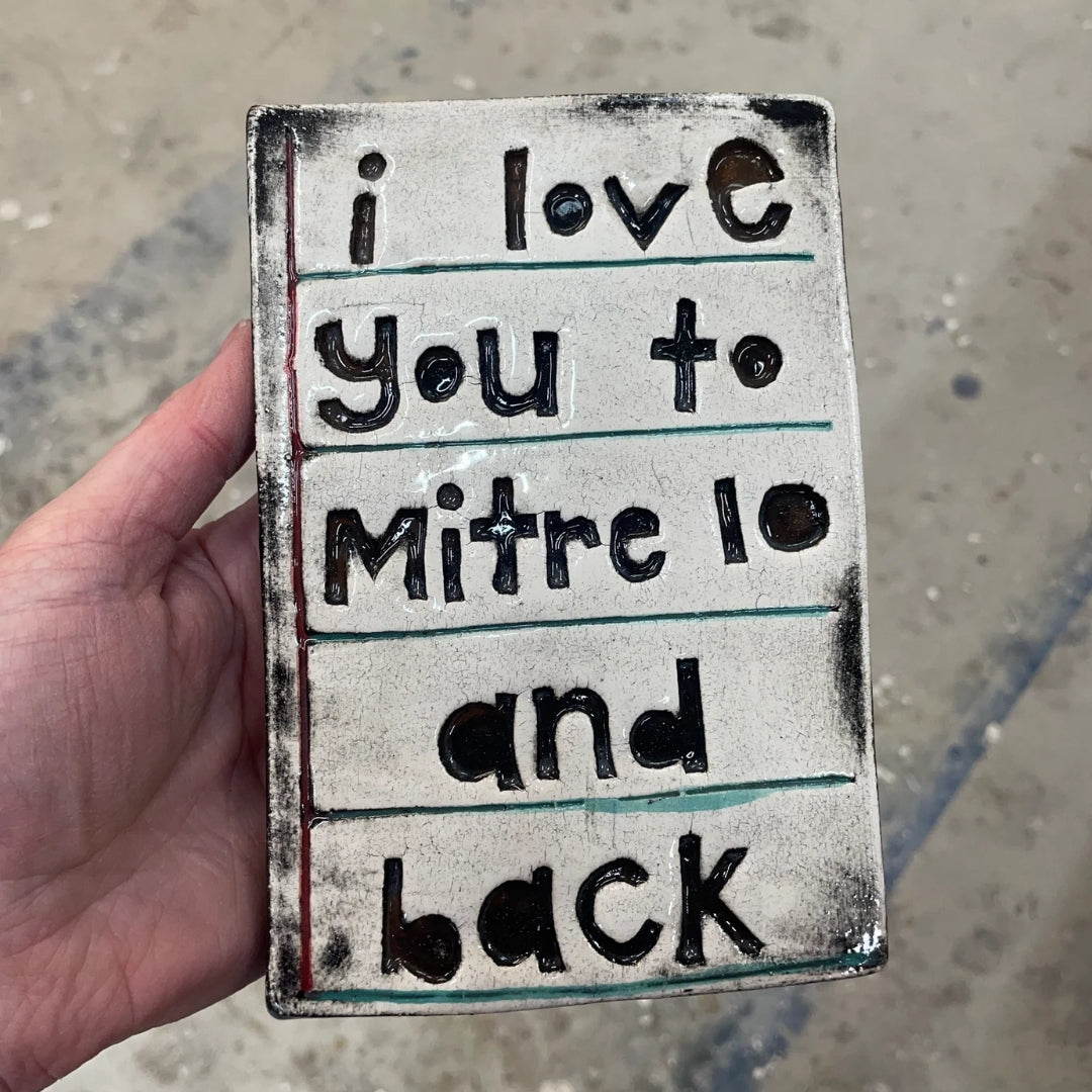 Rectangle Tile - "To Mitre 10 and Back"