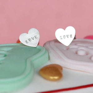 Heart Earrings - Love