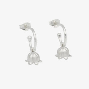 Lily of the Valley Petal Hoop Earrings