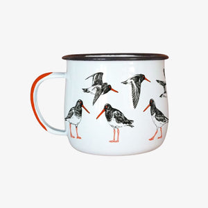 Oystercatchers Enamel Mug