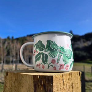 Enamel Mug - Puriri Moths