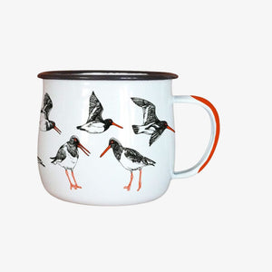 Oystercatchers Enamel Mug