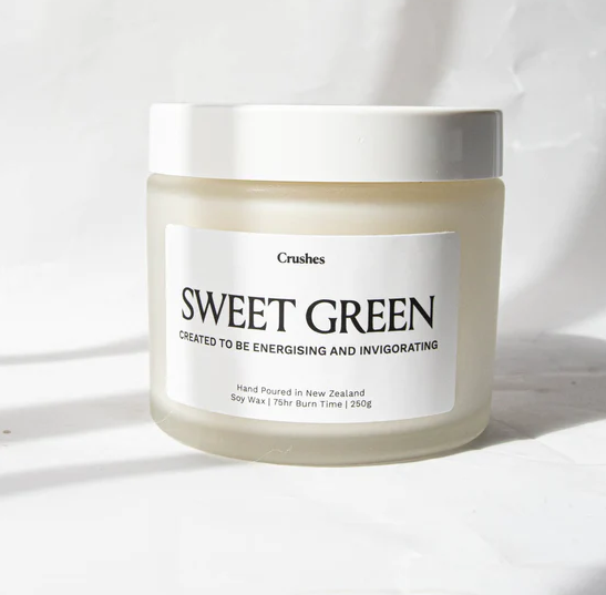 'At Home' Candle - Sweet Green - Crushes