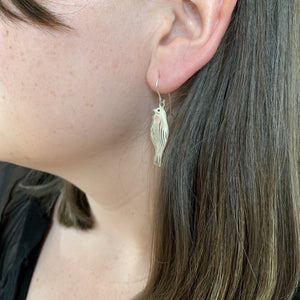 Tui Earrings, with Detail - Sterling Silver