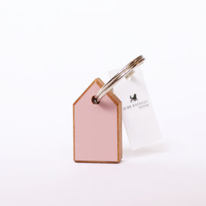 Rimu House Key Ring - Pink
