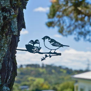 Metal Bird - Sparrow & Chicks