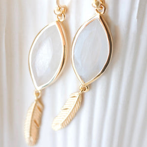 Guardian Angel Earrings - Gold