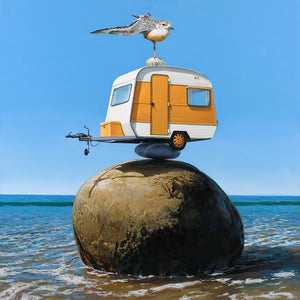 "The Balancing Act" Matted Print - Barry Ross Smith