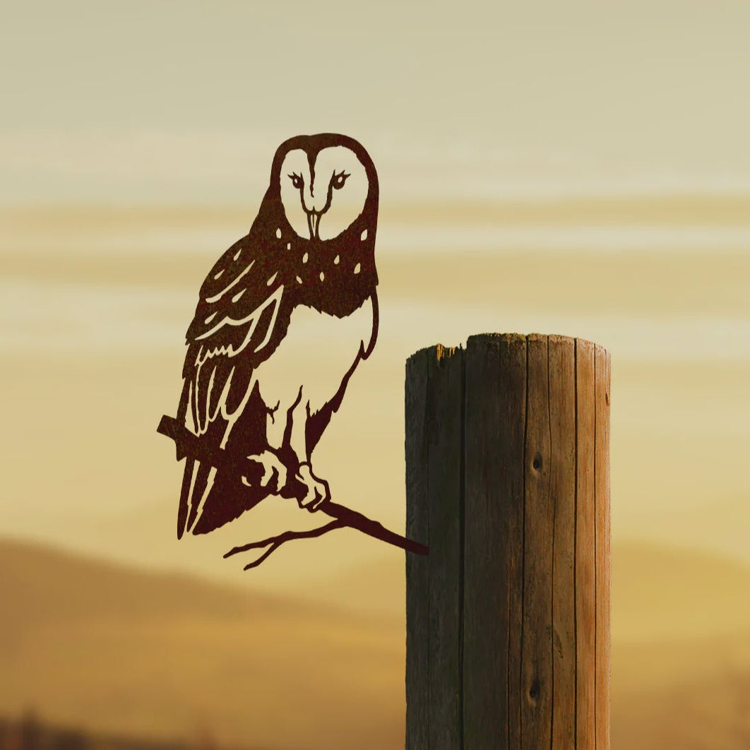 Metal Bird - Barn Owl