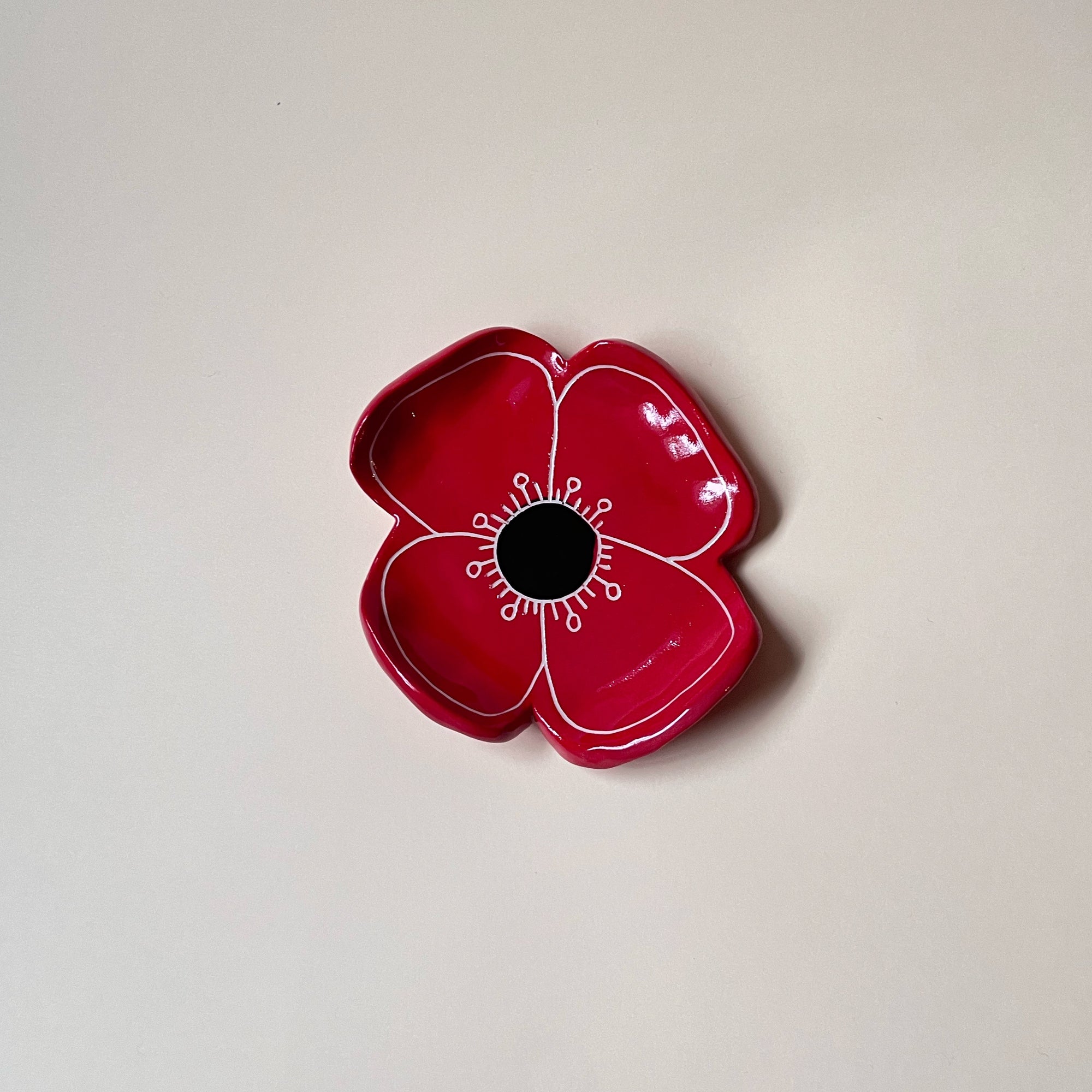 Large Poppy Wall Ornament
