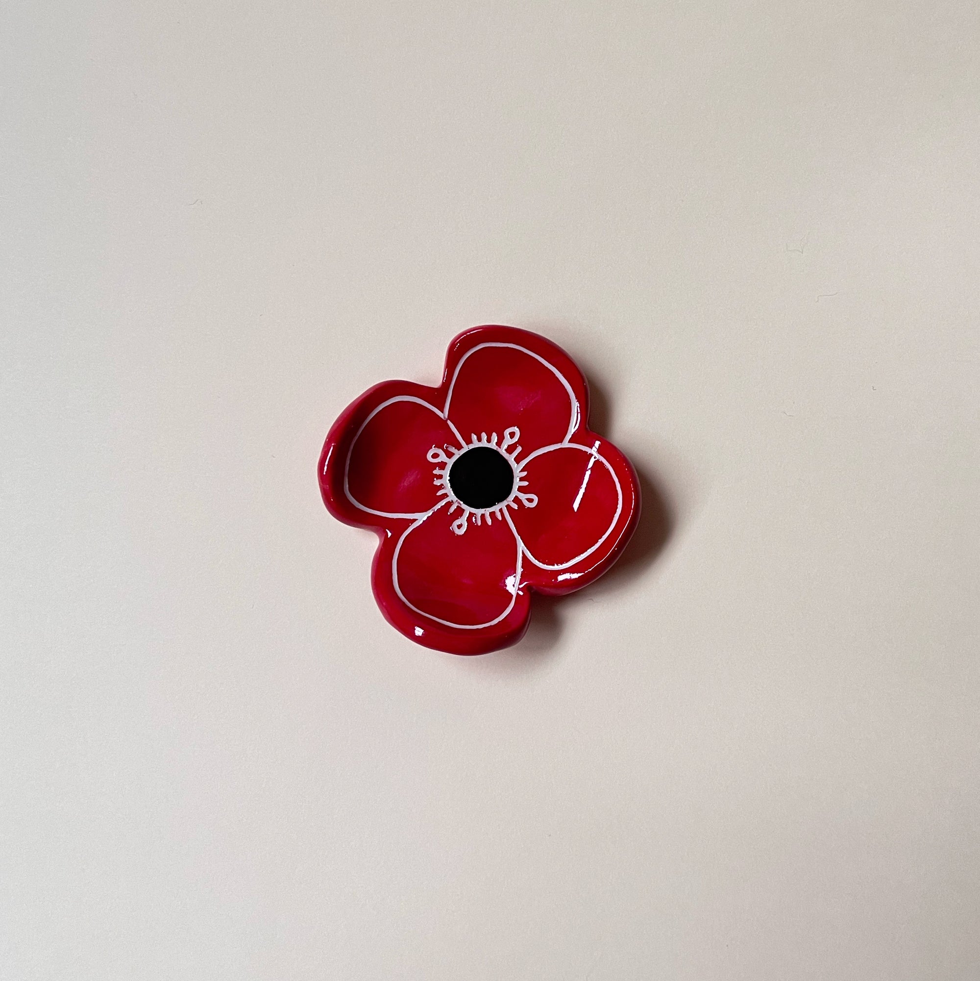 Small Poppy Wall Ornament