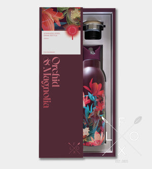 Drink Bottle - Orchid and Magnolia, 600ml