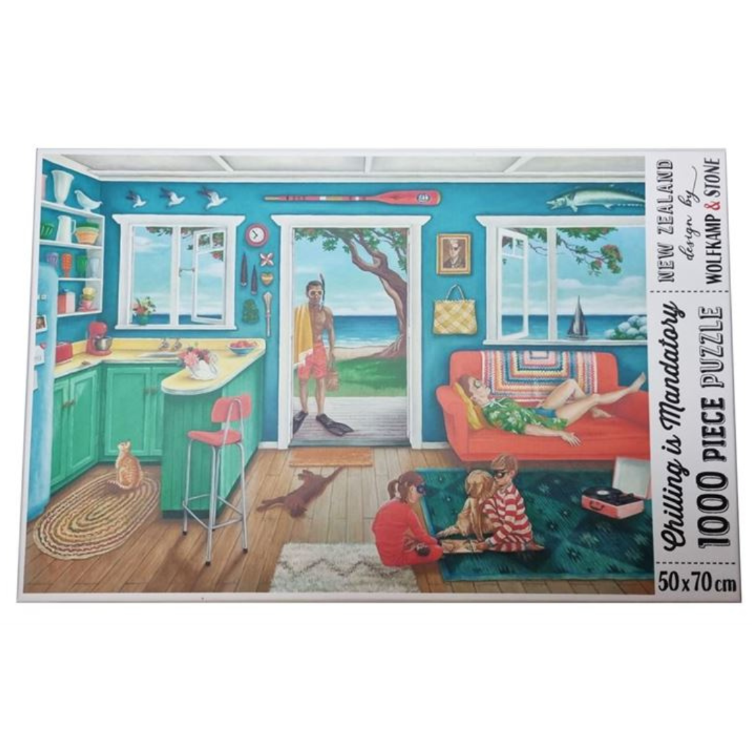 "Chilling is Mandatory" Puzzle - 1000 Piece