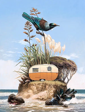 "Freedom Camper" A4 Framed Print - Barry Ross Smith