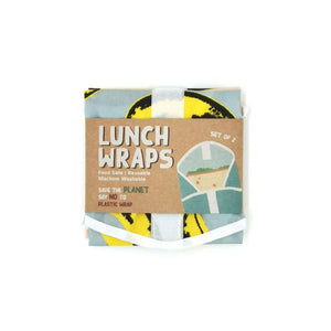Lunch Wraps - Pop Art Bananas - Set of 2