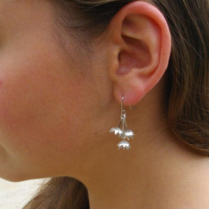 Dewdrop Earrings - Recycled Sterling Silver