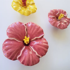 Hibiscus Flower Medium Lemon
