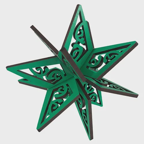 Small Matariki Star Kitset - Tupu-ā-rangi (Green)