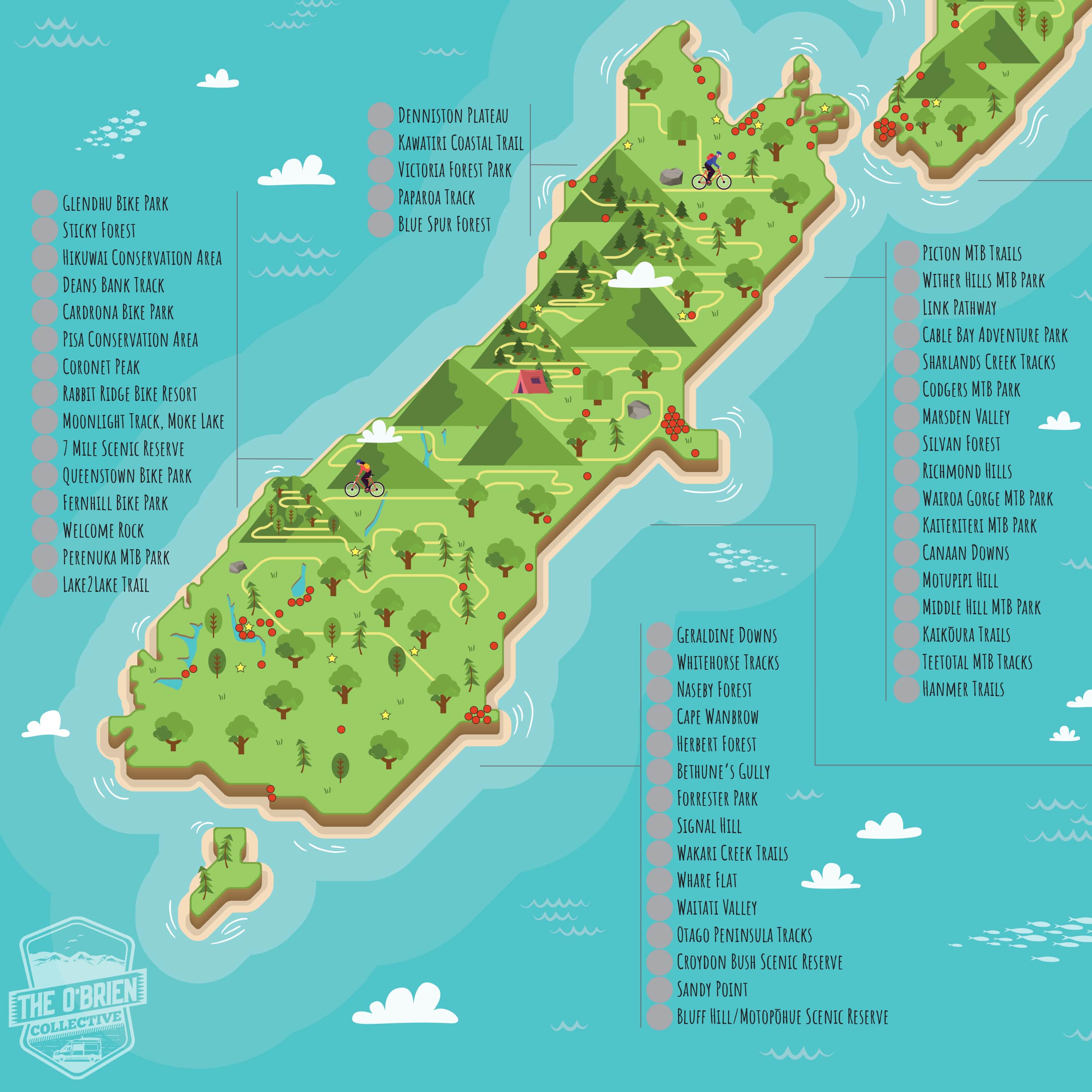 South Downs Way Outdoor Scratch Map - The Trails Shop