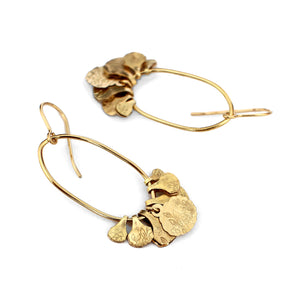 Bloom Statement Earrings - Gold