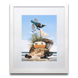 "Freedom Camper" A4 Framed Print - Barry Ross Smith