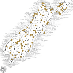 The Classic NZ Scratch Map - A3