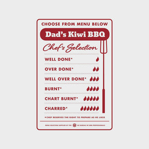 Outdoor Sign - Dad's BBQ Rules