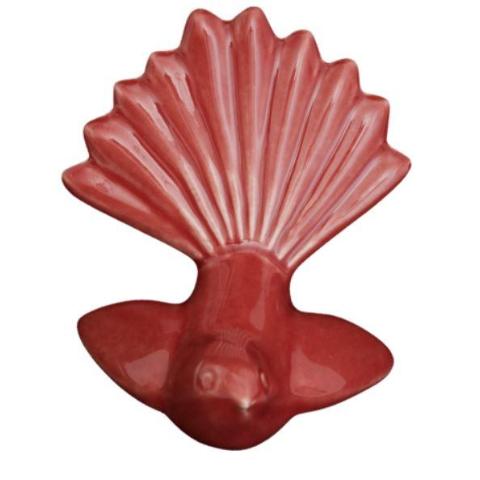Fantail Ornament - Red